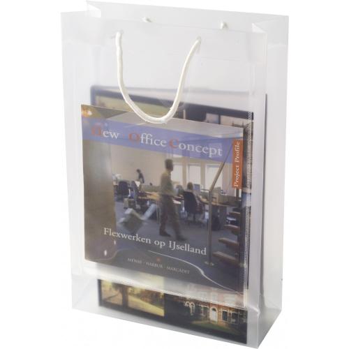 Polipropilén táska, A4, átlátszó