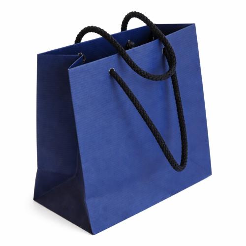Papírtáska 15×15 cm, kék
