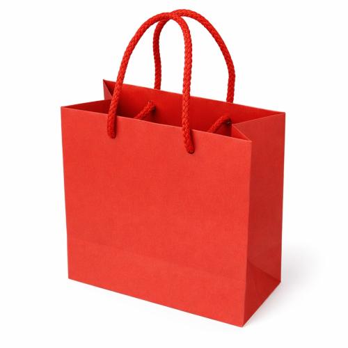Papírtáska 15×15 cm, piros