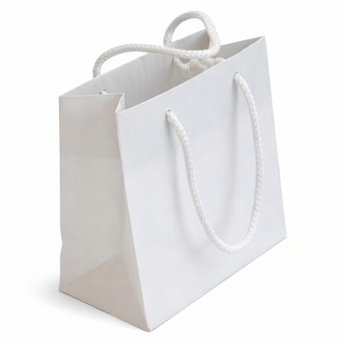 Papírtáska 15×15 cm, fehér
