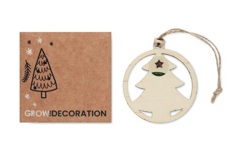 Fa függődísz lucfenyő magokkal