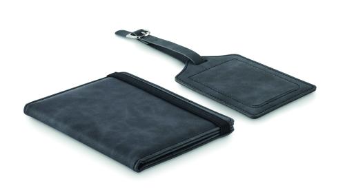 Útlevéltok+poggyászcímke szett