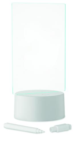 Világító LED jegyzettábla