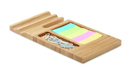 Bambusz asztali telefonállvány