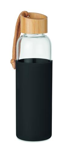 Üveg palack szilikon tok,500ml