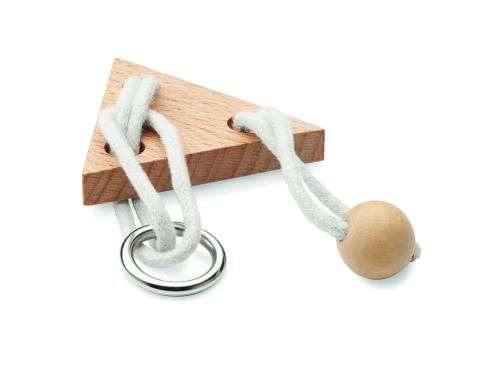 Fejtörő háromszög fából