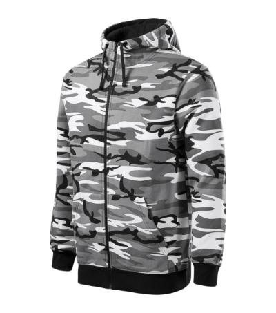 Camo Zipper szürke terepszín S