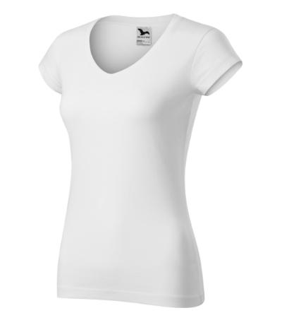 Fit V-neck fehér XS