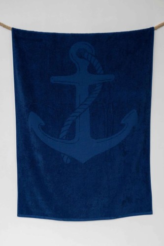 OLIMA ANCHOR JACQUARD STRANDTÖRÖLKÖZŐ