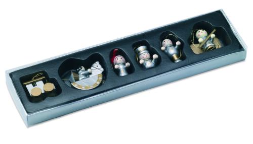 6 db-os karácsonyfadísz szett