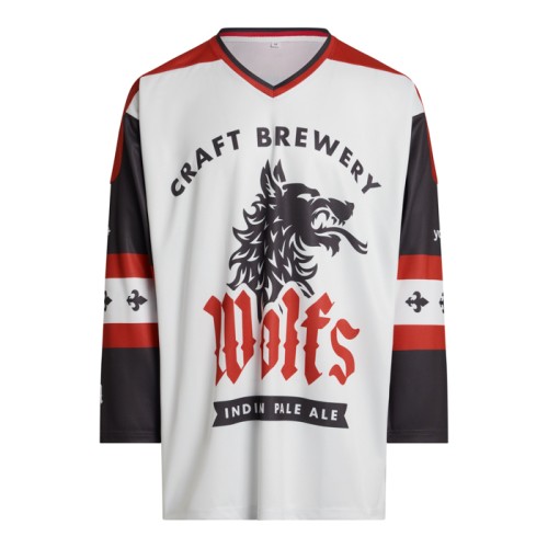 Jégkorong mez V-nyakkal, 220 g/m²