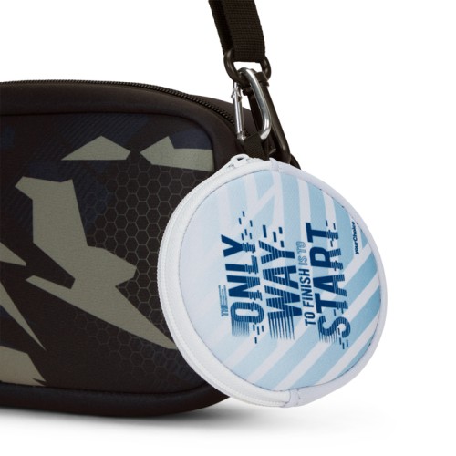 Szublimált, neoprén mini kerek tok.