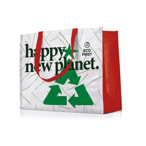 Fekvő formátumú bevásárlótáska: 42x32x16 cm.