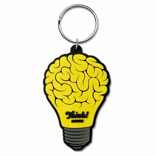 Egyedi formájú PVC kulcstartó az Ön logójával az egyik oldalon