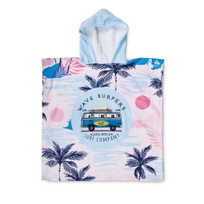 4C, 300 g/m² PES-pamut kapucnis törölköző.