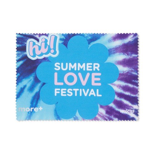 4 szín kolor emblémázott 170 g/m² mikroszálas törlőkendő (17x12 cm)