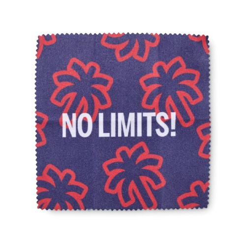 200gsm Európai gyártású 4 szín kolor emblémázott rPET törlőkendő (17x15 cm)