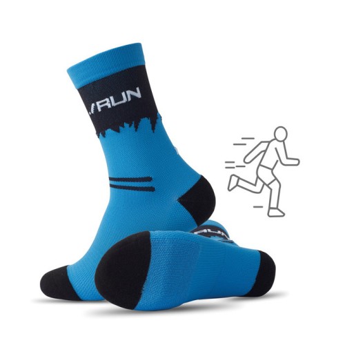 Egyedi dizájn szerinti futózokni boltozattartással.