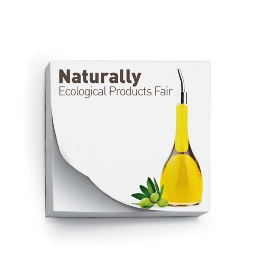 Négyzet alakú nyomtatott öntapadós jegyzetelők (EU-ban gyártva)