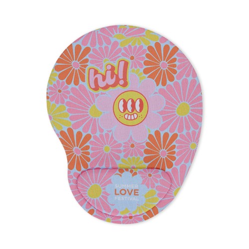 Teljes színben nyomtatott ergonomikus poliészter egérpad