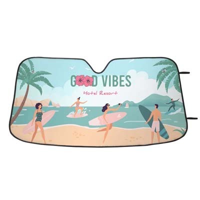 Teljes felületen nyomtatott autós napellenző