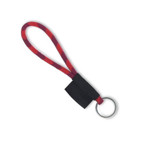 Poliészter, 2 színű, rövid, kerek zsinóros pánt szövött vagy 4 szín kolor nyomtatott címkével