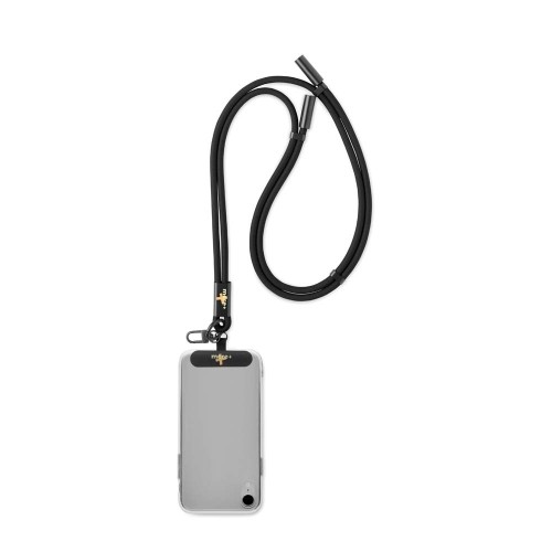 Állítható, C-ről C-re csatlakozós, 60 W-os, töltő- és adatátviteli kábeles nyakpánt telefontartóval.