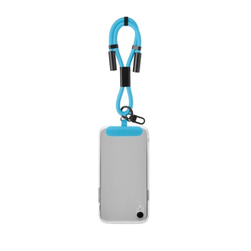 Állítható, C-ről C-re csatlakozós, 60 W-os, töltő- és adatátviteli kábeles csuklópánt telefontartóval.