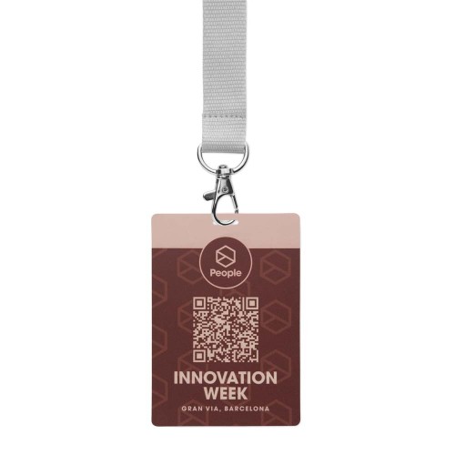 Tartós, nyomtatott, laminált papírból készült azonosító- vagy rendezvénykártyák (100x70 mm)