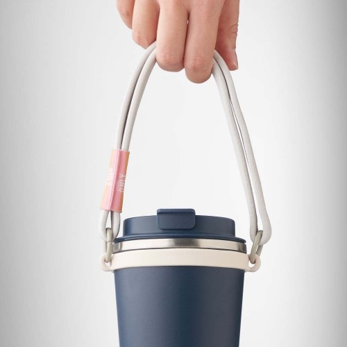 Hármas zsinóros palacktartó logózható címkével