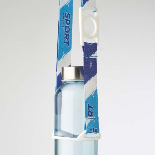 Szublimált, keresztpántos palack- és ásványvíztartó