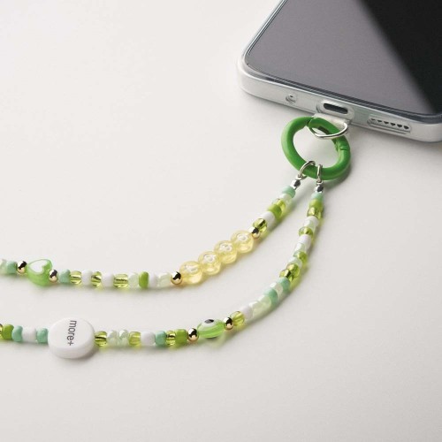 Charm telefontartó csuklópánt fém karabinerrel