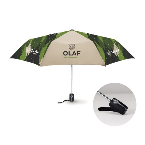 ⌀95cm/21″ összecsukható automata szélálló esernyő.