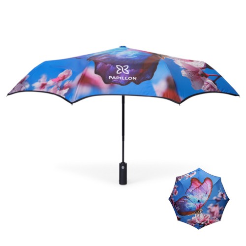 ⌀96cm/21″ egypaneles esernyő megszakítatlan nyomatokhoz.