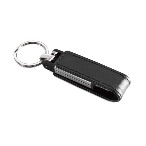Fém USB pendrive bőr borítással 1-64GB.
