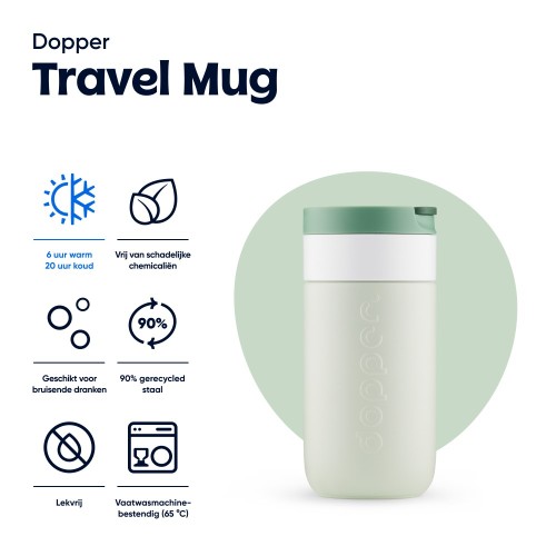Dopper útibögre, 300 ml, zöld