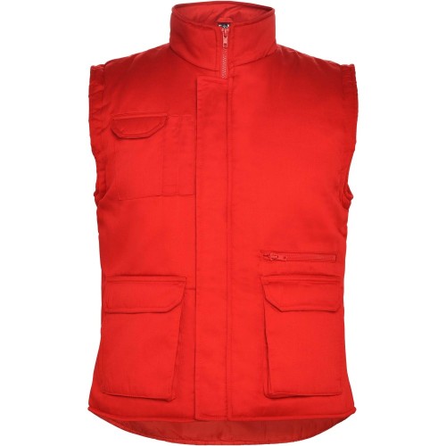 Roly Almanzor munkavédelmi mellény, Red, XL