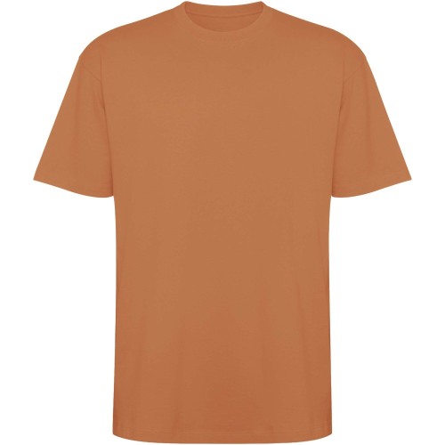 Roly Bull rövidujjú uniszex oversized póló, Mocha, S