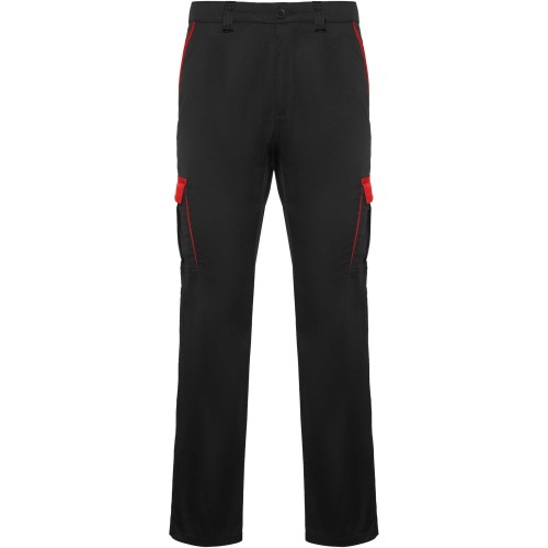 Roly Trooper munkásnadrág, Black, Red, 54
