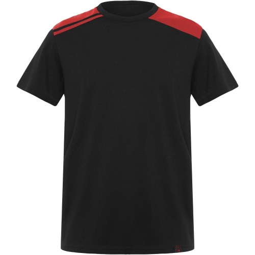 Roly Expedition férfi póló, Black, Red, M