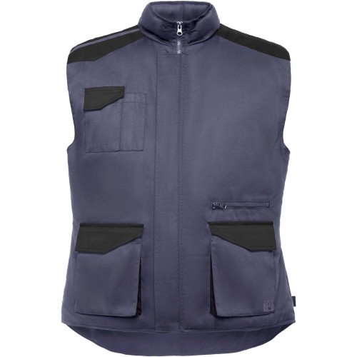 Roly Armada munkavédelmi mellény, Lead, Black, M