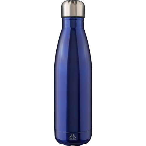 Újraacél egyfalú kulacs, 650 ml, kék