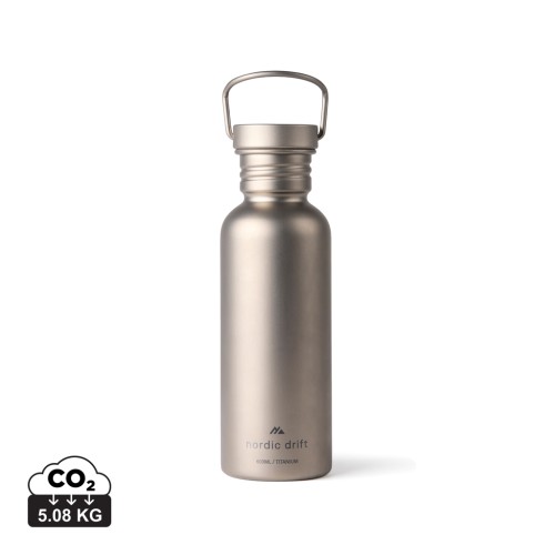 Nordic Drift Trail ultrakönnyű titán 600 ml-es vizespalack