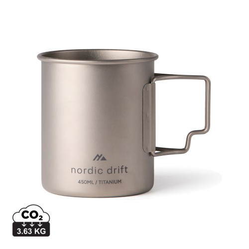 Nordic Drift Trail ultrakönnyű titán 450 ml-es bögre
