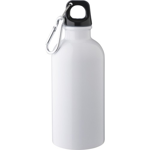 Újraacél kulacs, 400 ml, fehér