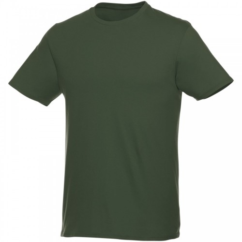Elevate Heros pamut póló, army green, S