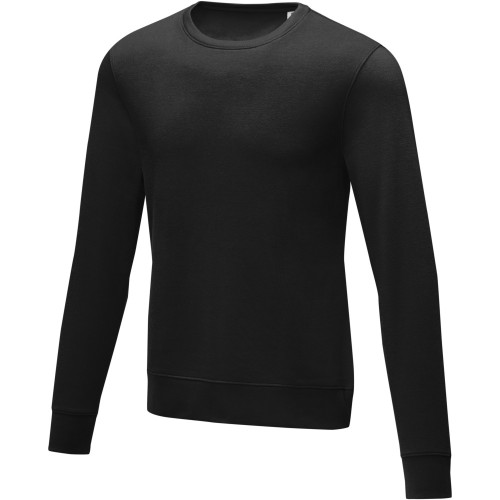 Elevate Zenon férfi kereknyakú pulóver, fekete, 4XL