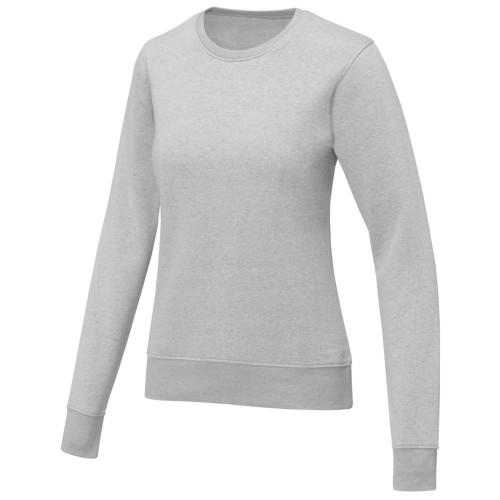 Elevate Zenon női kereknyakú pulóver, szürke, 2XL