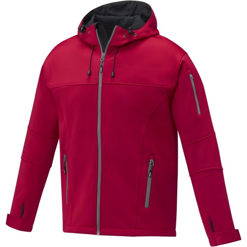 Elevate Match férfi softshell dzseki, piros, L