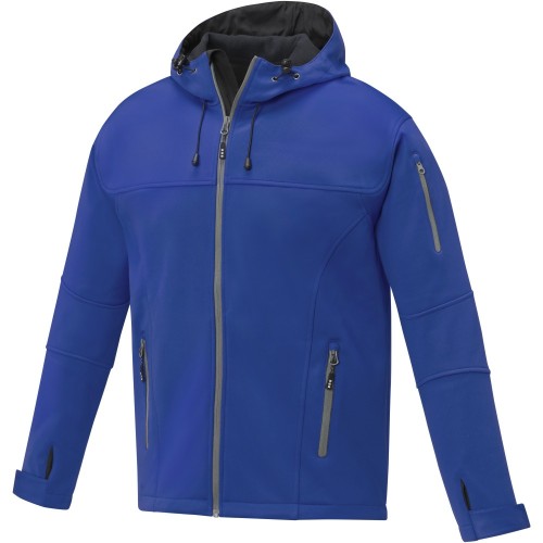 Elevate Match férfi softshell dzseki, kék, 2XL